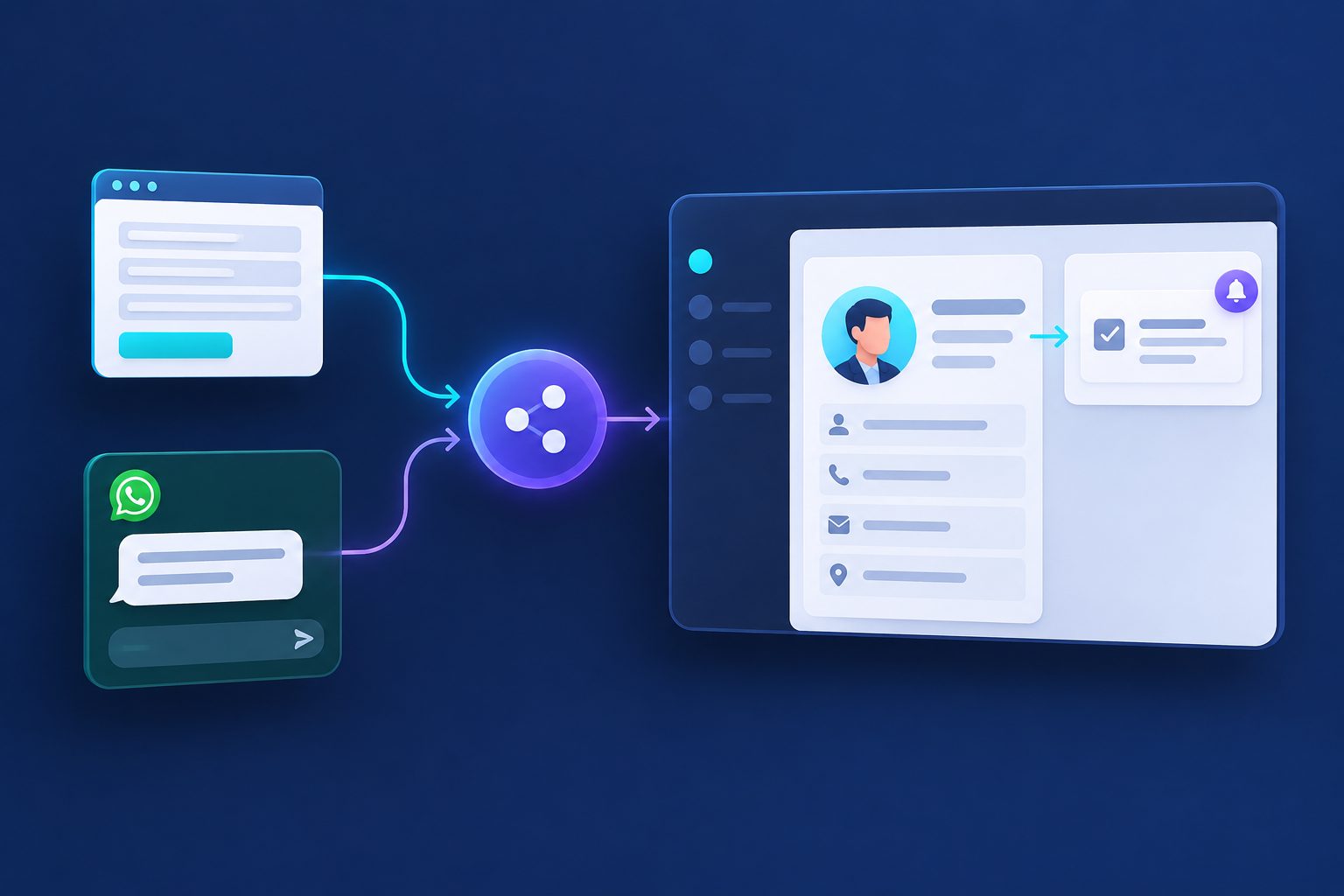 Qué automatizar en tu web desde el día uno: formularios, WhatsApp y CRM